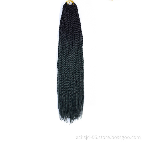Wholesale Senegalese Twist Hair Crochet Braid Hair 14 16 18 22 24 Inches Synthetic Hair for Women